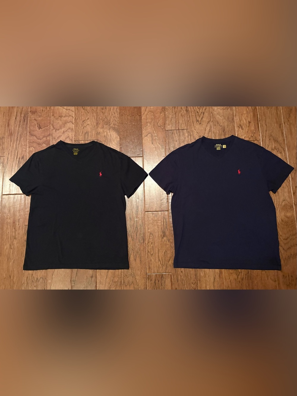 Ralph Lauren Polo Logo T-shirts Lot of 2 Size Medium